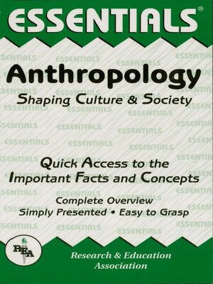 cover image of Anthropology Essentials